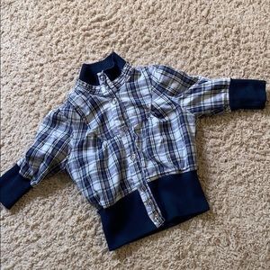 Cropped Bomber Jacket